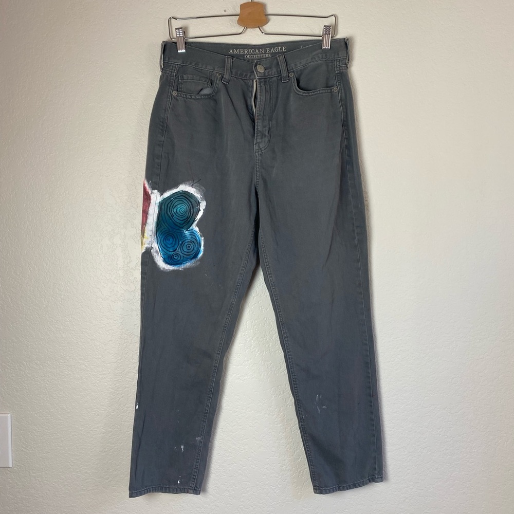 American Eagle gray color jeans size 10